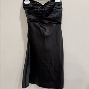 Princess Polly Black Strapless Dress